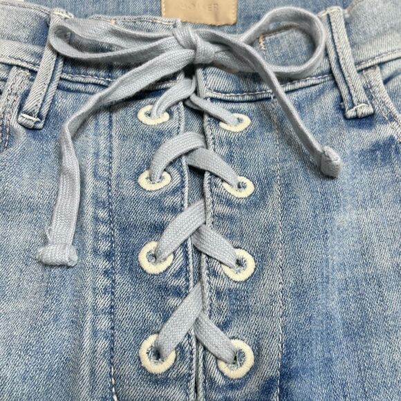 MOTHER DENIM The Lace Up Dazzler Ankle Jeans - Picture 5 of 12